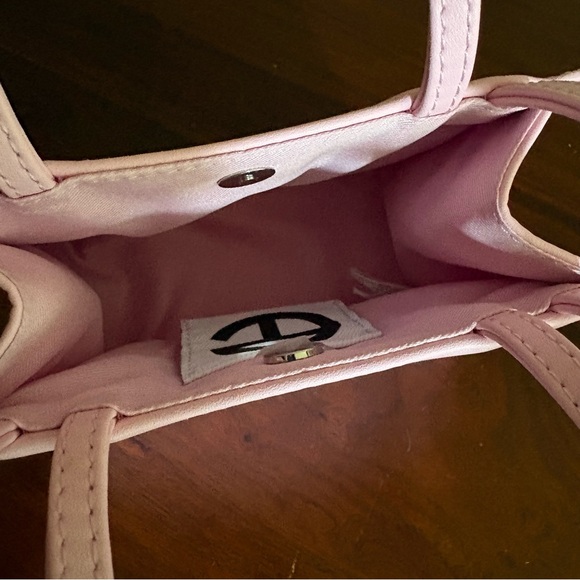 Telfar Small Shopping Bag Shoulder Crossbody Bag Pink Bubblegum - Picture 9 of 16